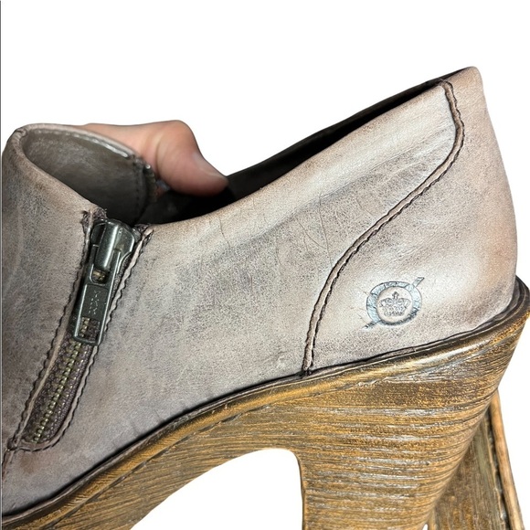 Born Famke low ankle bootie clogs - Picture 6 of 10